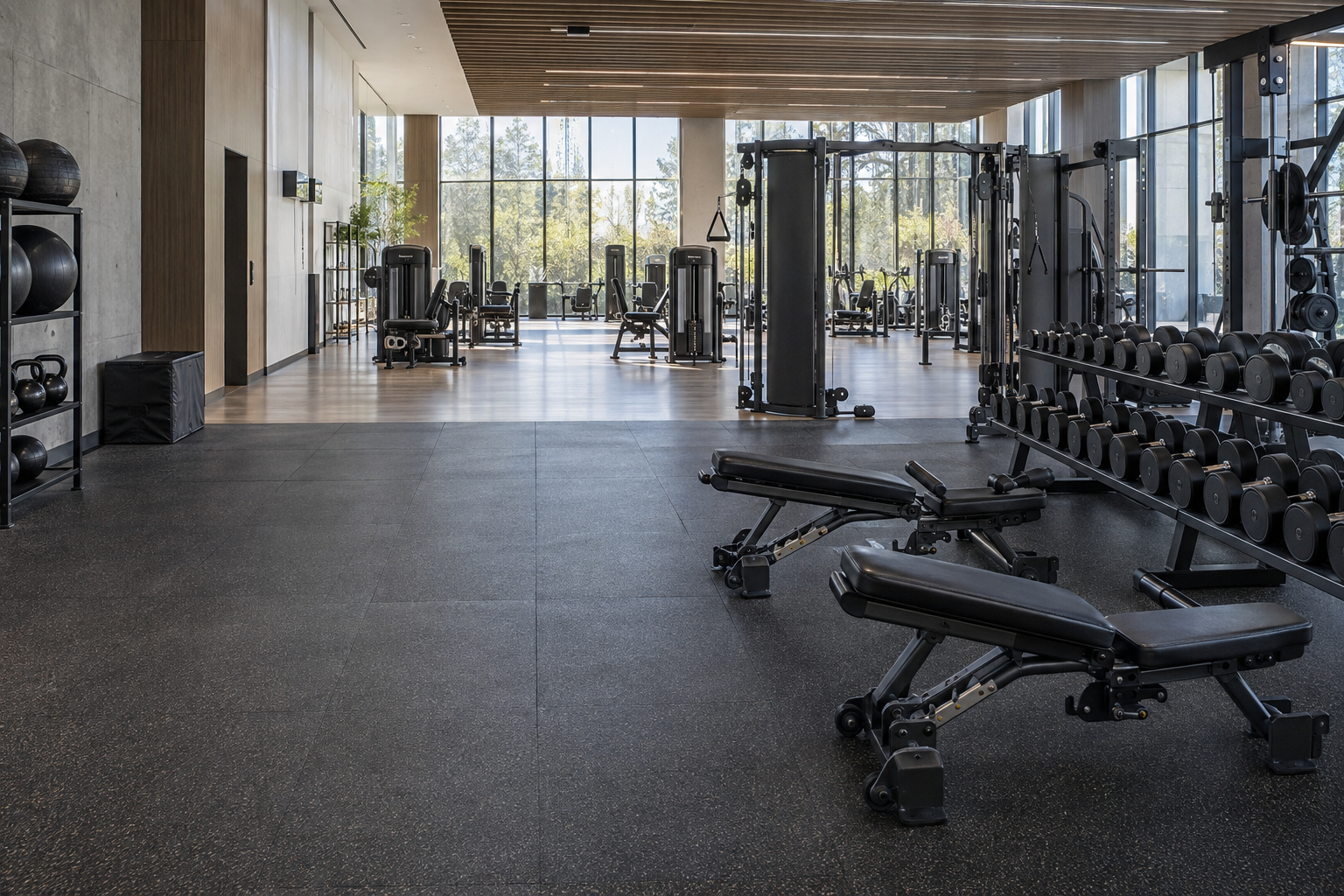 Illustratieve professionele fitnessindeling