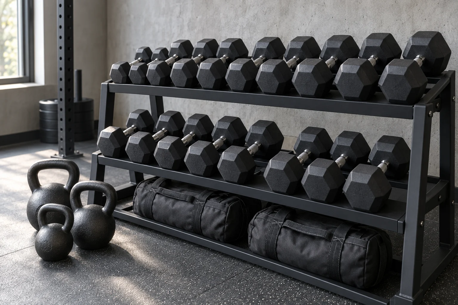 Free Weights & Storage